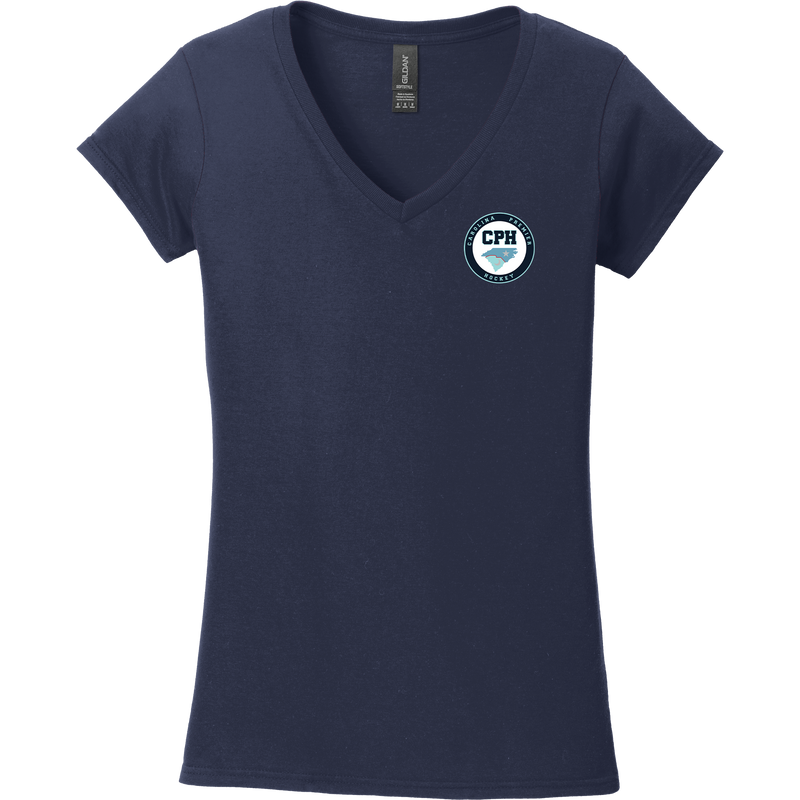 Carolina Premier Hockey Softstyle Ladies Fit V-Neck T-Shirt