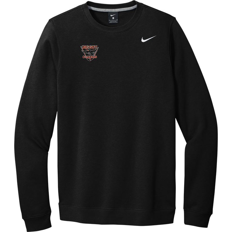 Biggby Bombers Nike Club Fleece Crew