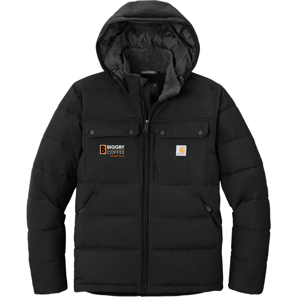 Biggby Coffee Hockey Club Carhartt Montana Insulated Hooded Jacket