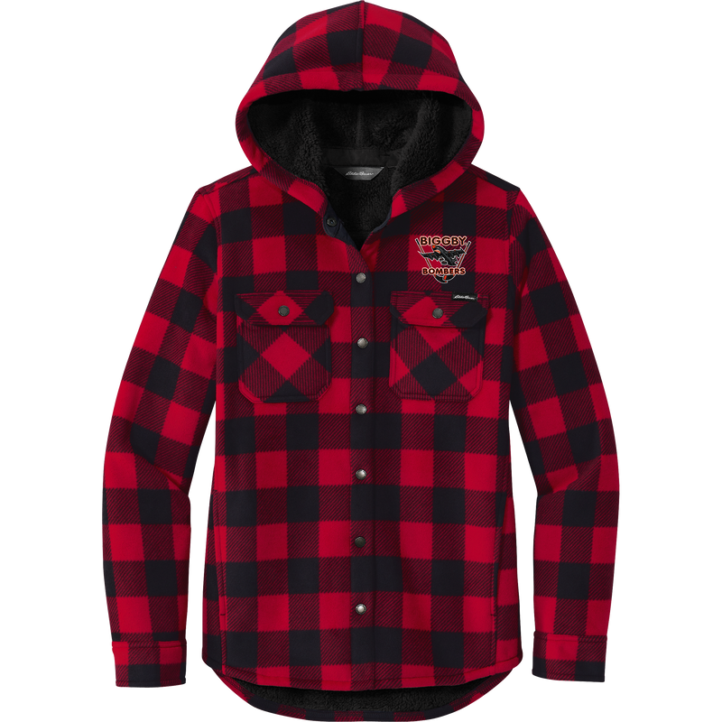 Biggby Bombers Eddie Bauer Ladies Woodland Shirt Jac