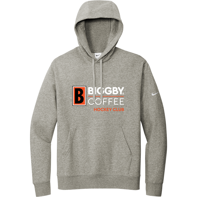 Biggby Hockey Club Nike Club Fleece Sleeve Swoosh Pullover Hoodie