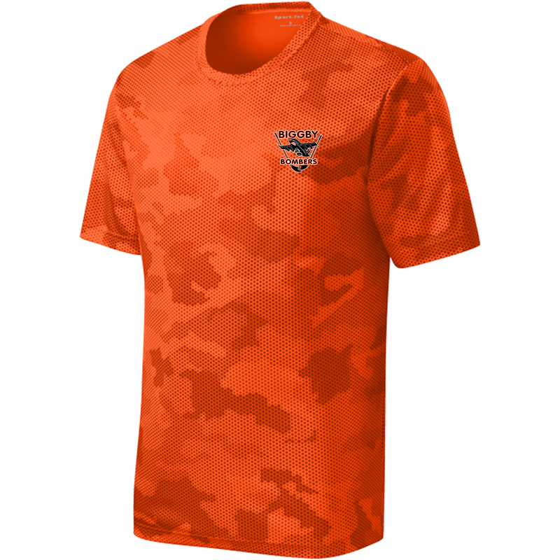 Biggby Bombers Youth CamoHex Tee